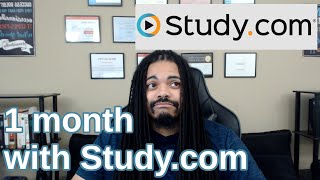 Pre-WGU | Study.com after 1 month