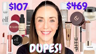 FULL FACE TESTING DRUGSTORE DUPES \\ DRUGSTORE VS HIGH END MAKEUP \\ DUPE FOR NEW CT BEUATUIFUL SKIN