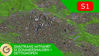 SIMUTRANS Schöneberg Map-Mitfahrt: S1 Dommershausen → Dettighofen