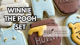 Winnie the Pooh Sugar Cookie Set ~ Sugar Cookie Step-by-Step Compilation ~ Only a Projector Needed