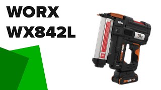 WORX WX842L Review. Nitro 20V Cordless 18GA Brad Nail Gun