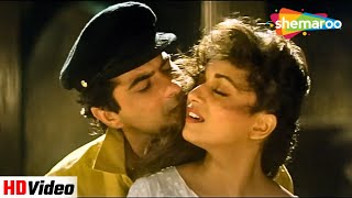 Nazrein Mili Dil Dhadka | नज़रें मिली दिल धड़का | Raja (1995) | Madhuri D & Sanjay | Udit N & Alka Y