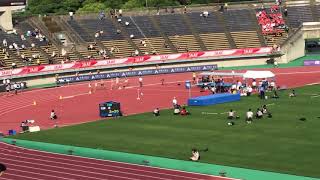 2019日本選手権陸上 男子800m予選1組