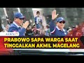 Detik-Detik Presiden Prabowo Sapa Warga dari MV3 Garuda Pindad saat Tinggalkan Akmil Magelang