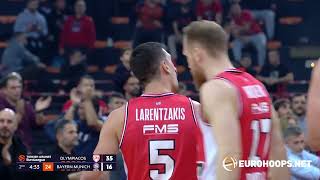 Giannoulis Larentzakis (13 points, 3 assists): Olympiacos Piraeus-FC Bayern Munich 77-69