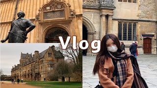 牛津vlog｜参观牛津大学，哈利波特取景地，周边和纪念品店，走在小镇，风中凌乱