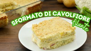 CAULIFLOWER CHEESE FLAN  - Easy Recipe - Homemade by Benedetta