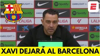 XAVI SE VA DEL BARCELONA en junio tras la HUMILLANTE DERROTA 5-3 vs VILLARREAL | La Liga