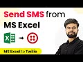 How to Send SMS from MS Excel | Excel to Twilio Intergration