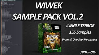 SOUNDS OF WIWEK SAMPLE PACK Vol.2 I Jungle Terror I DRUMS-ONE SHOTS LOOPS II 155 Samples Preview