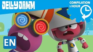 Jelly Jamm - 1 Hour Compilation Ep. 63-67 - FULL EPISODES Cartoons for Kids  @ZooMoo