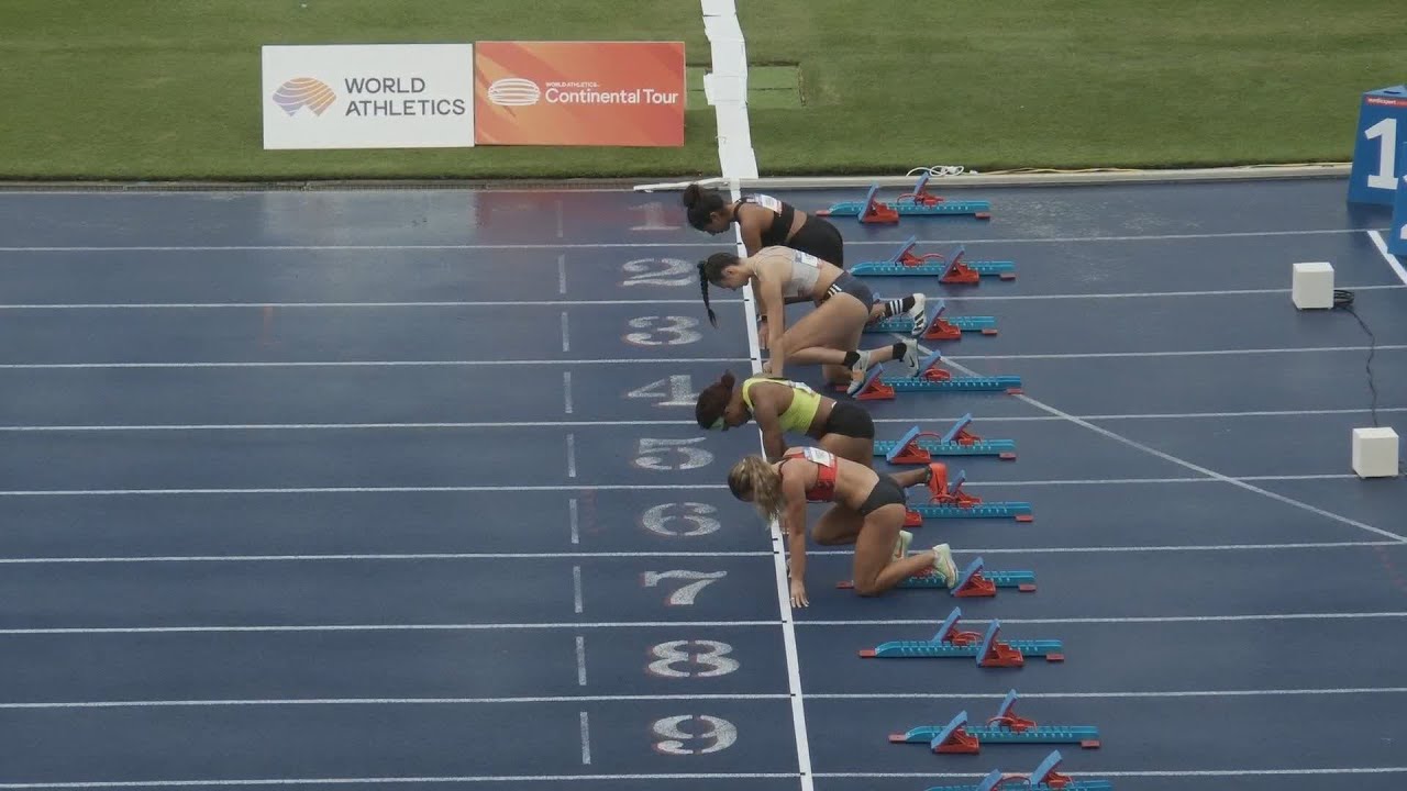 Women 100 Metre B Race Open Finals - YouTube