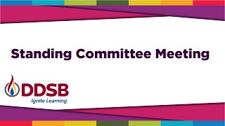 DDSB Standing Committee Meeting - January 6, 2025