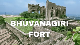 Bhuvanagiri fort. Bhongir fort. the beautiful ancient monument and adventurous destination