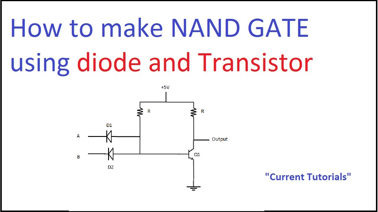 Diode Nand Gate At Tasha Jennings Blog