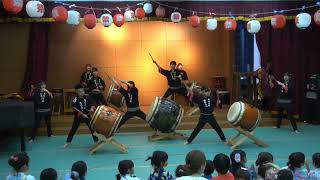 2024　深川辰巳太鼓　小雷神　保育園夏祭り