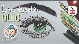 Como desenhar Olho - how to draw eye #SORTEIO