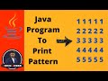 35 | Java Program To Print Square Pattern | Java Nested For Loop