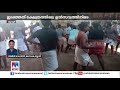 തിരുവില്വാമലയില്‍ ആന ഇടഞ്ഞു ക്ഷേത്രത്തി‌ലെ ദീപസ്തംഭം തകര്‍ത്തു thiruvilwamala elephant