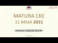 Matura MAJ 2021 matematyka poziom ROZSZERZONY - rozwiązania krok po kroku