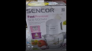 Sencor Food Processor/chopper SCB5100WH- Usage demonstration