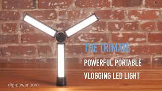 digipower - Trimate Video Call Vlogging Light With Wireless Magnetic Remote