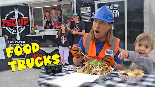 Food Trucks with Handyman Hal | Learn about Trucks | Food Trucks for Kids