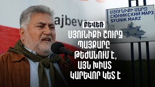 Սյունիքի շուրջ պայքարը  թեժանում է, այն խիստ կարևոր կետ է. Արա Պապյան