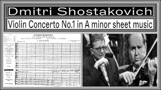 Shostakovich - Violín concerto no. 1 [complete score] HD