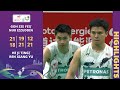 Piala Thomas 2024: Goh Sze Fei/Nur Izzuddin 1-2 He Ji Ting/Ren Xiang Yu | Separuh Akhir