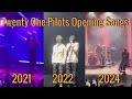 Twenty One Pilots Opening Songs Takeover Tour ( small venue ) Icy Tour and Clancy World Tour ❤️ |-/