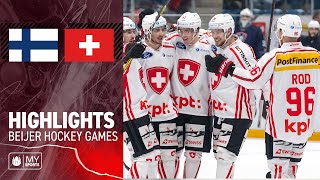 Finnland vs. Schweiz 2:3 I Beijer Hockey Games