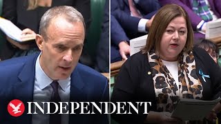 Full exchange: Dominic Raab confronted by SNP's Kirsten Oswald over inflation at PMQs