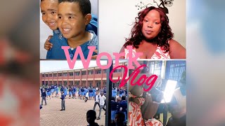 Work vlog | Weekly vlog | Izwilesizwe Primary school