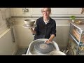 how to throw and trim a bowl on the pottery wheel