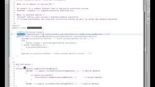 SPRING AOP @AROUND ADVICE ECLIPSE DEMO