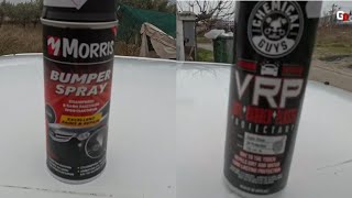 Βαφή προφυλακτήρα με VRP SUPER SHINE DRESSING  και Morris Bumper Σπρέι Βαφής για Πλαστικά