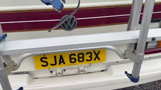 1981 VW CLASSIC T25 T3 AUTOSLEEPER CAMPERVAN SPARES OR REPAIR NO WARRANTY UK DELIVERY SJA683X