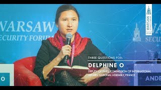 WSF2018 | #ThreeQuestionsFor: Delphine O - The Deputy of Paris in National Assembly of France