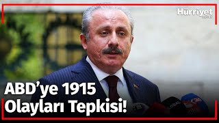 TBMM Başkanı Şentop'tan ABD'ye 1915 Olayları Tepkisi: Tarihi En Kirli Olan Ülkelerden!