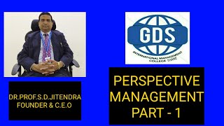 PERSPECTIVE MANAGEMENT PART-1