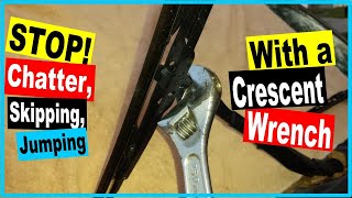 How to Fix Wiper Noise Permanently with a Crescent Wrench