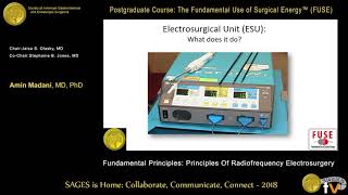 Fundamentals of electrosurgery