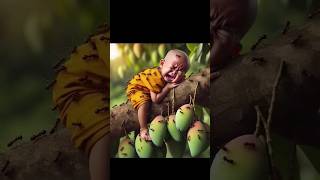 Little Cute Monk 😍🥰😂🤗#youtubeshorts #shorts #baby#cutemonk#trend#viral #viral #reels #trending #song
