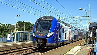 Passages de TGV, OUIGO, TER, FRET et Infra SNCF à Champagné (72)