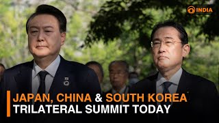 Japan, China & South Korea trilateral summit today | DD India Live