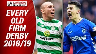 Celtic v Rangers | EVERY 2018/19 Old Firm Derby! | Ladbrokes Premiership