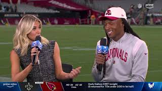 Post Game Interview With Deandre Hopkins | TNF Nightcap