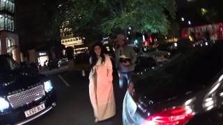 Kim Kardashian And Kanye West Spotted At The Dorchester In London