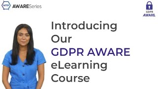 Introducing Our GDPR AWARE E-Learning Course